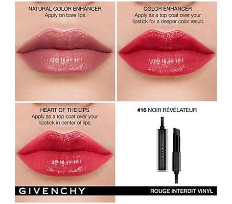 givenchy interdit lipstick review|Givenchy rouge interdit temptation black.